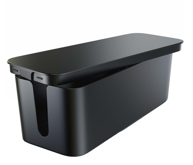 MOZOS Organizer na kable i listwy Czarny KBO-BK - 1095138 - zdjęcie